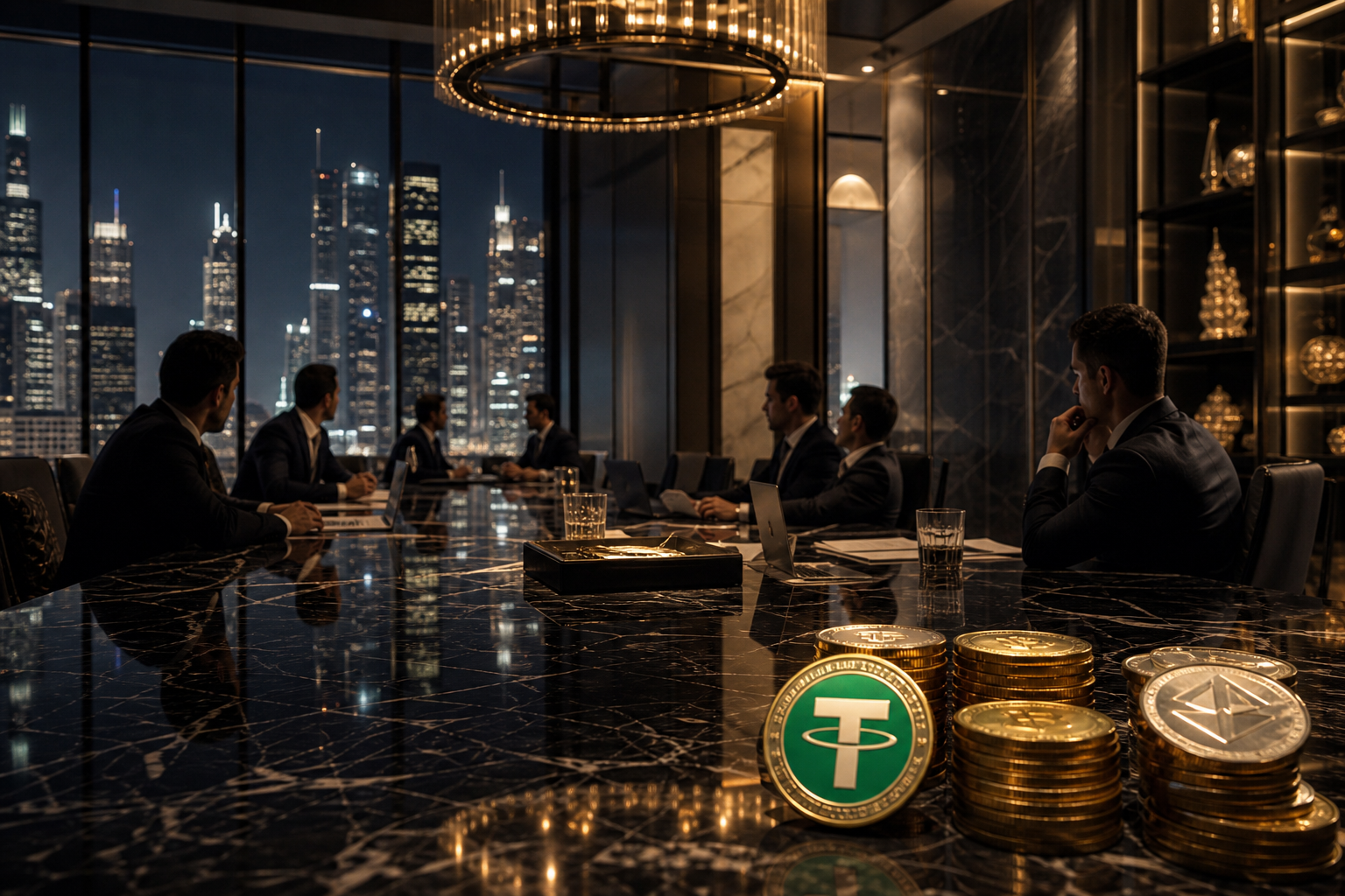 OTC거래소,암호화폐,USDT,테더의 OTC거래소,암호화폐,USDT,테더 분위기를 보여주는 거리 풍경