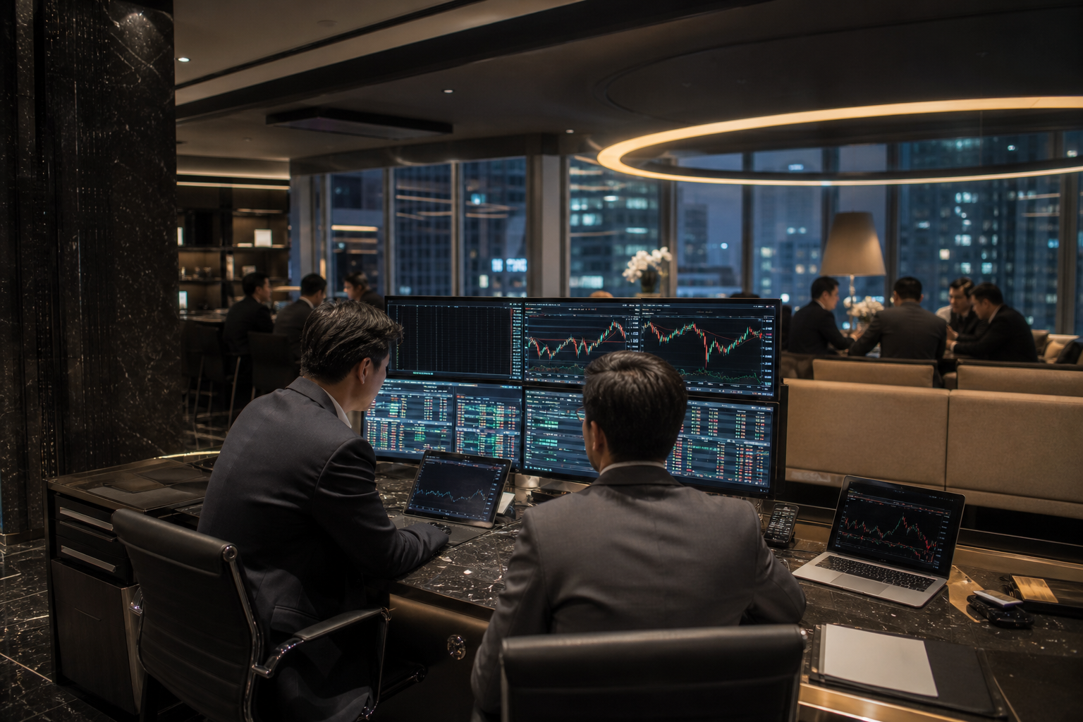 OTC거래소,암호화폐,USDT,테더의 OTC거래소,암호화폐,USDT,테더 분위기를 보여주는 거리 풍경